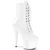 Pleaser - ADORE1020 Platform Boots, Pole dance shoes - Pole dance shoes - White Product image